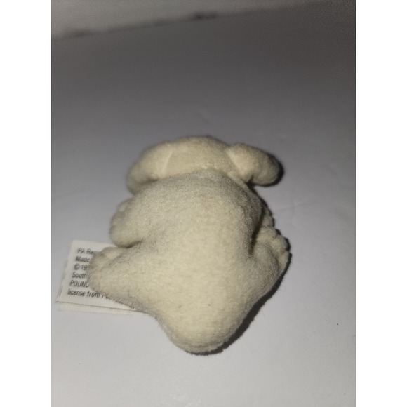 Vintage Galoob Pound Puppies teeny tiny miniature Cream puppy 1995‎ - Picture 4 of 8